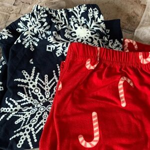 Agnes & Dora Snowflake and Candy Cane Leggings